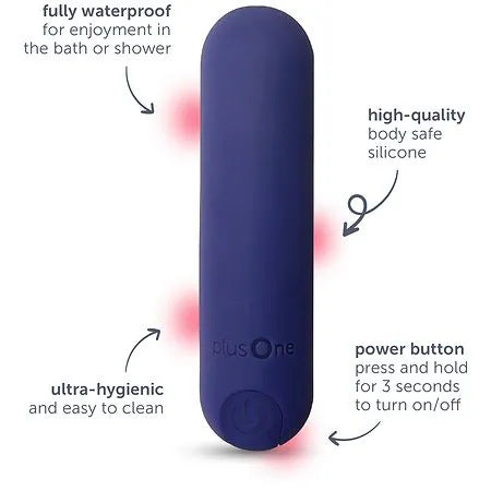 plus One pink vibrating bullet