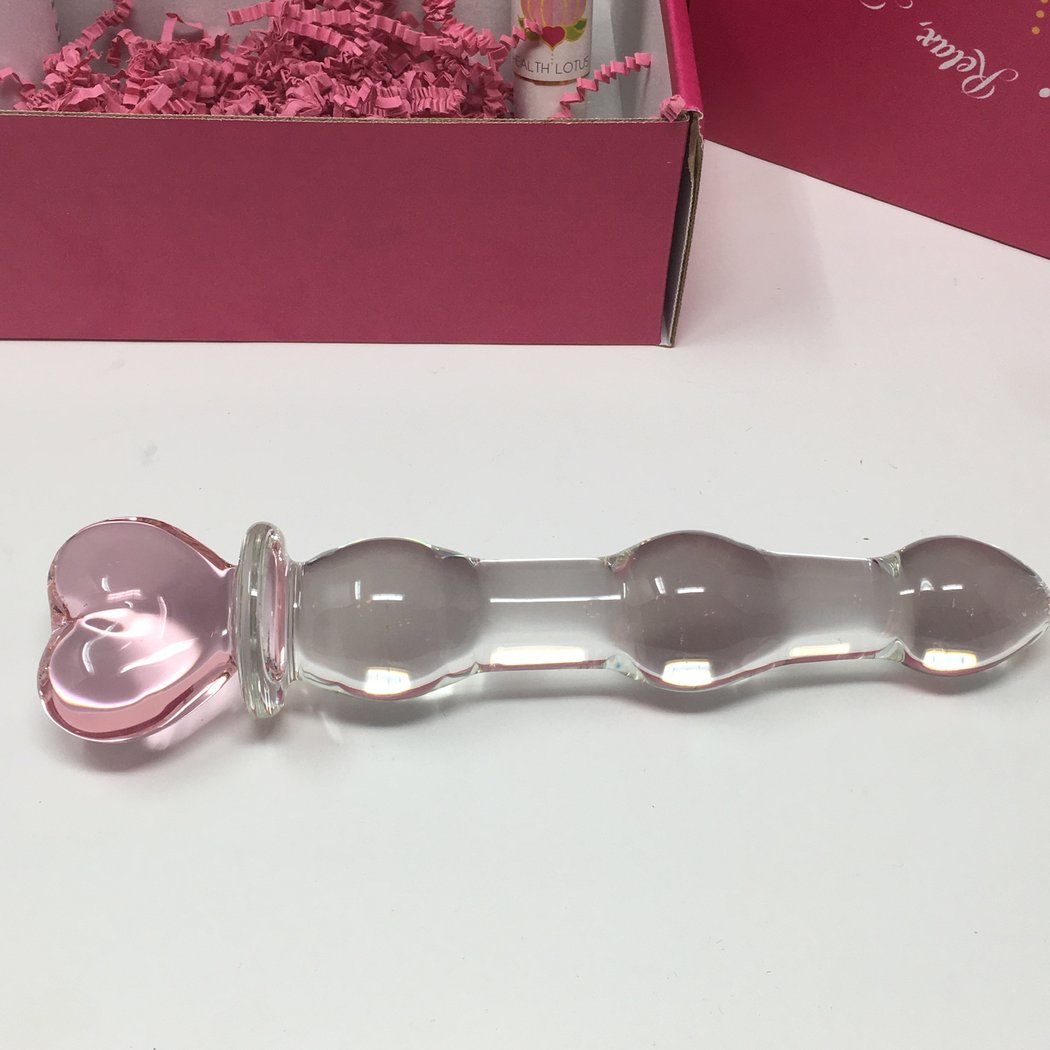 Heart Glass Dildo