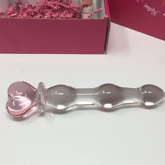 Heart Glass Dildo