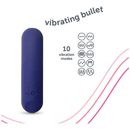 plus One pink vibrating bullet