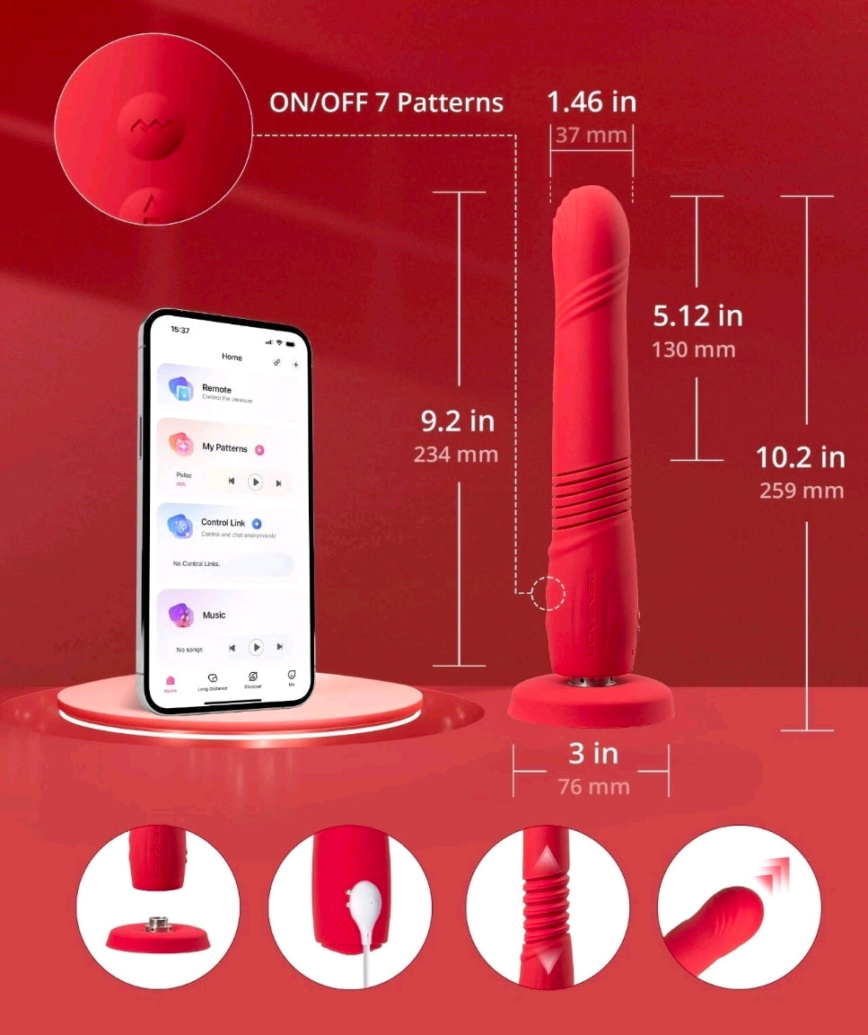 LOVENSE Gravity G-Spot Thrusting Vibrator