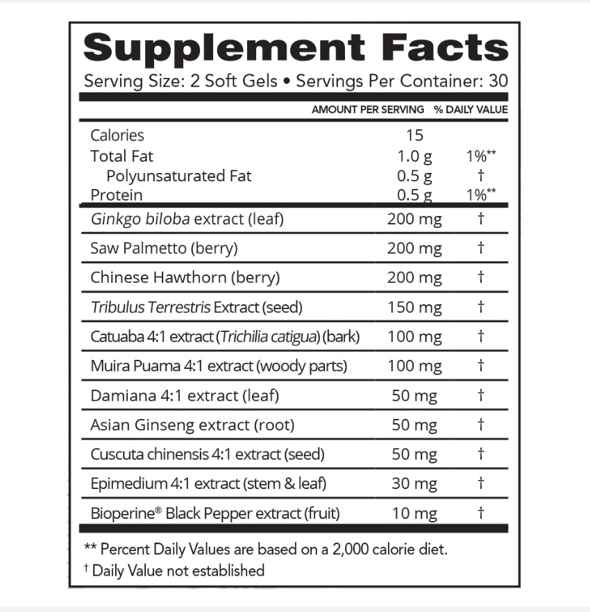 Erectin 60 soft gel capsules