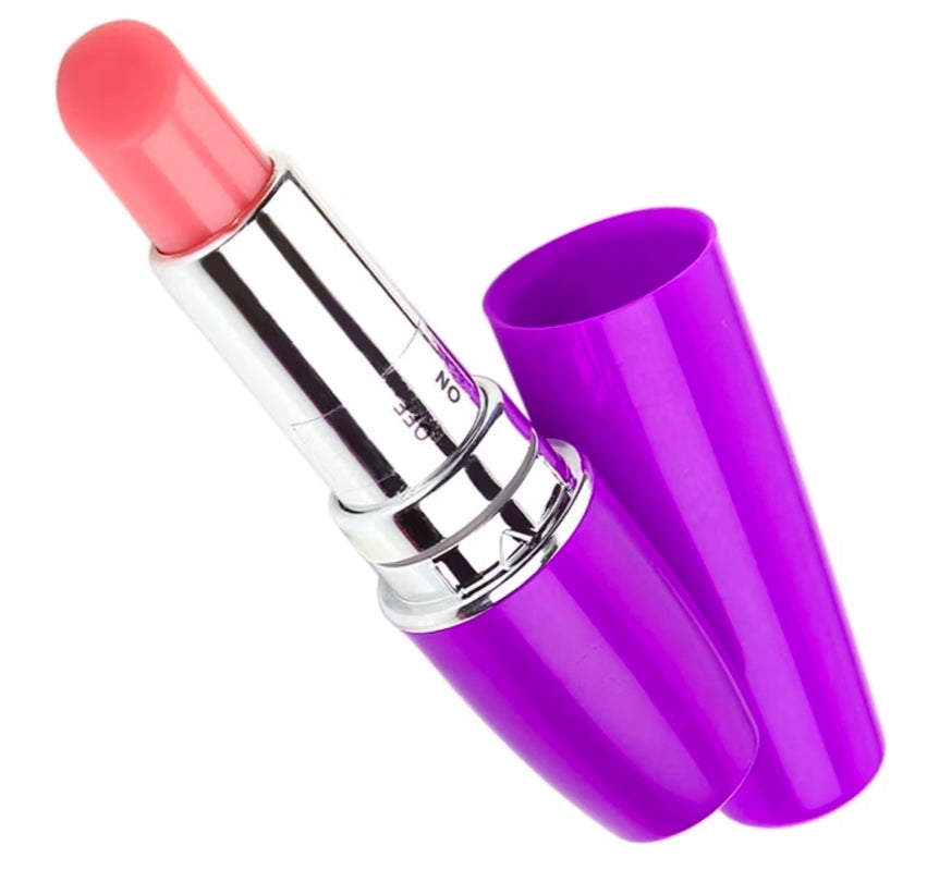 Glam Girl Pink Lipstick Vibrator with Pink Case
