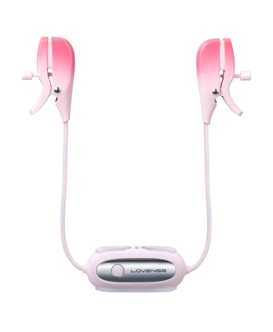 LOVENSE Gemini Vibrating Nipple Clamps Bluetooth Adjustable Nipple Stimulator