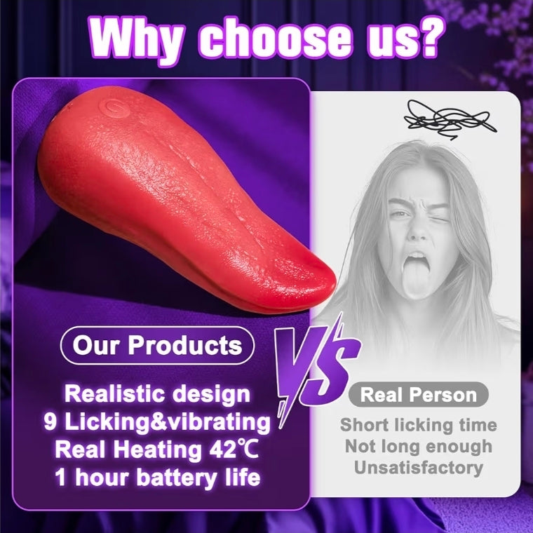 Tongue Vibrator Sex Toy for Women